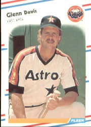 1988 Fleer Baseball Cards      445     Glenn Davis